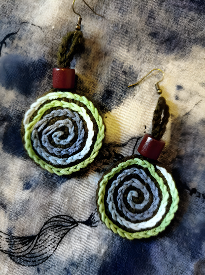 Freedom - Bohemian Vacation Woven Earrings