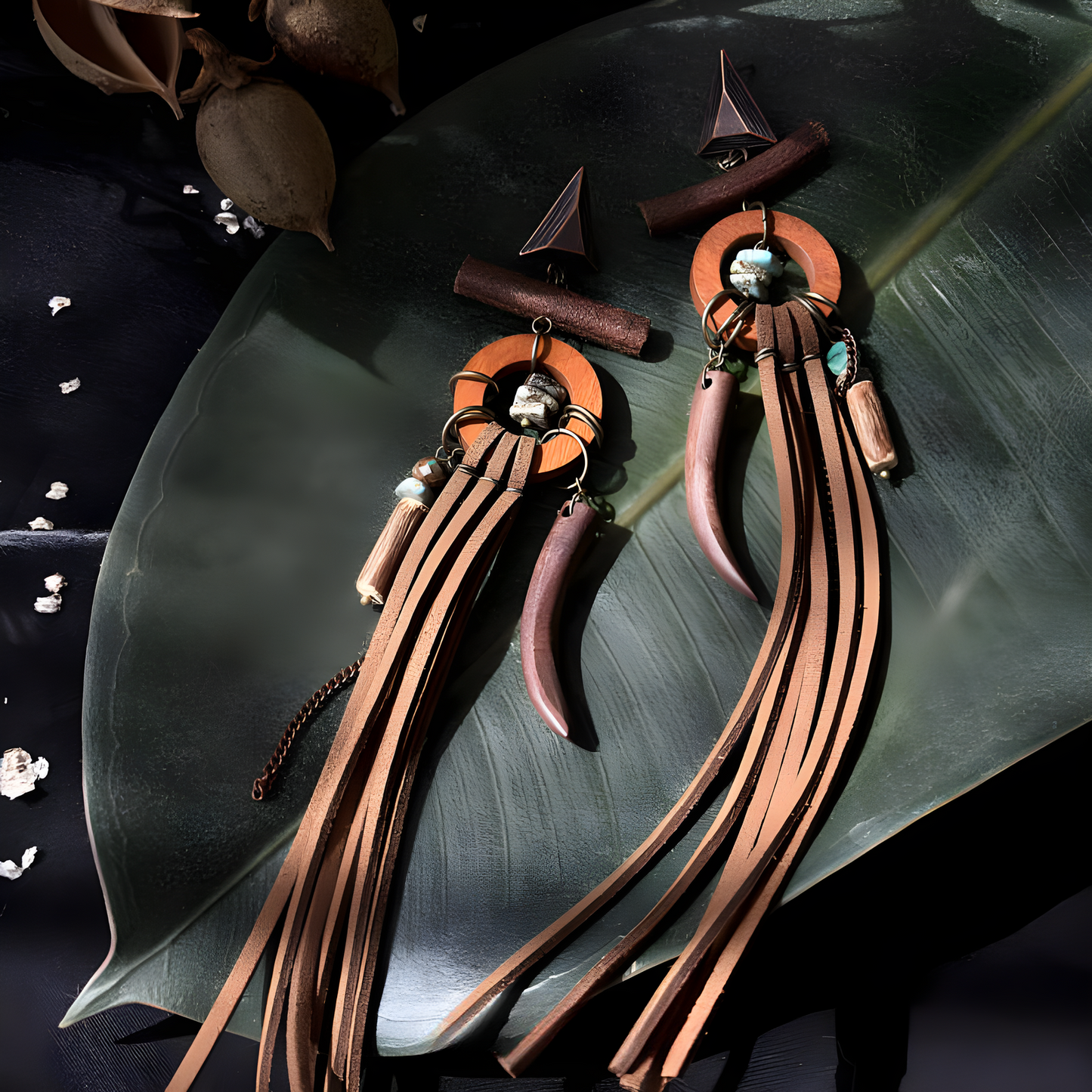 Tribal - Bohemian Tassel Ear Cuffs