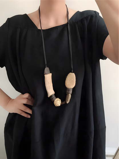 Tribal - Bohemian Woven Necklace